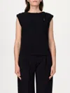 Patrizia Pepe T-shirt  Woman Color Black In Black