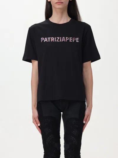 Patrizia Pepe T-shirt  Woman Colour Black