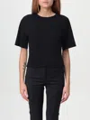 PATRIZIA PEPE T-SHIRT PATRIZIA PEPE WOMAN COLOR BLACK,F96498002