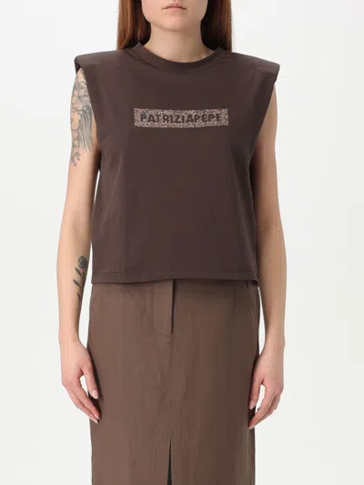 Patrizia Pepe T-shirt  Woman Color Brown
