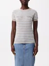Patrizia Pepe T-shirt  Woman Color Gold