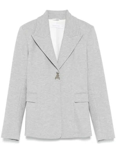 PATRIZIA PEPE PATRIZIA PEPE TAILORED BLAZER WITH SHARP LAPEL
