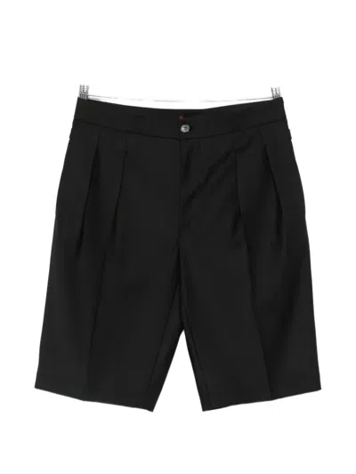 Patrizia Pepe Tailored Pleated Shorts In Black