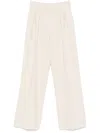 Patrizia Pepe Light Beige Tailored Pants In Neutrals