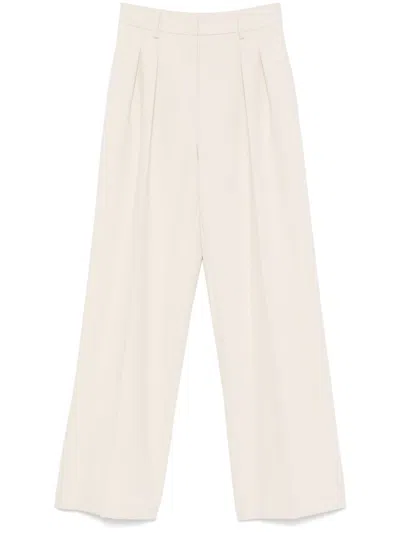 Patrizia Pepe Tailored Trousers In Neutrals