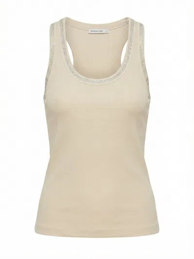 Patrizia Pepe Tank Top In Neutral