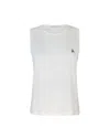 Patrizia Pepe Ecru Fine Knit Tank Top In White