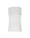 Patrizia Pepe Ecru Fine Knit Tank Top In White