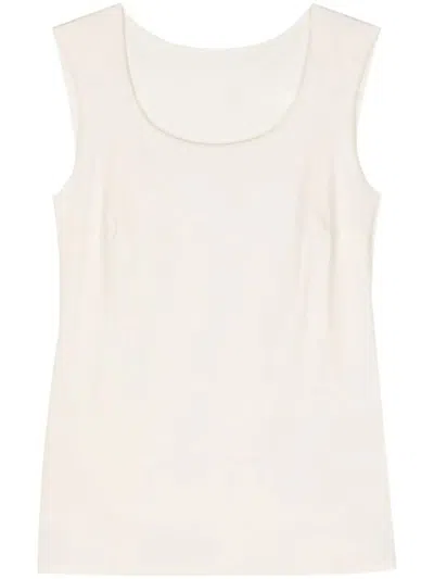 Patrizia Pepe Tank Top In White