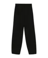 Patrizia Pepe Tapered-leg Trousers In Black