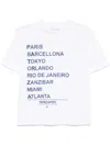 Patrizia Pepe Text-print T-shirt In White