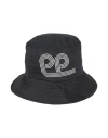 Patrizia Pepe Toddler Girl Hat Midnight Blue Size 4 Cotton In Blue