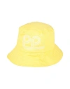 Patrizia Pepe Babies'  Toddler Girl Hat Yellow Size 4 Cotton