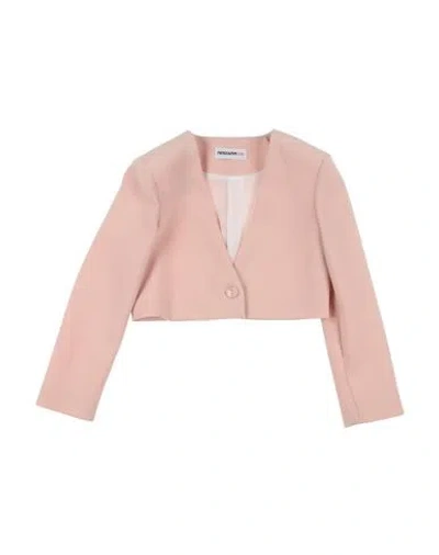 Patrizia Pepe Babies'  Toddler Girl Jacket Blush Size 6 Polyester, Viscose, Elastane In Pink
