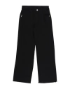 Patrizia Pepe Toddler Girl Denim Pants Black Size 6 Cotton In Black