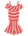 Patrizia Pepe Toddler Girl Jumpsuit Red Size 6 Viscose In Red