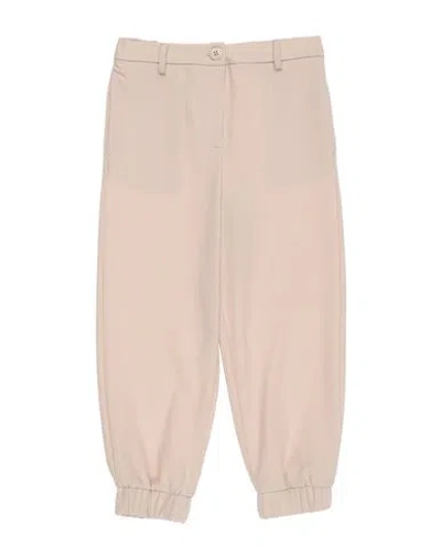 Patrizia Pepe Babies'  Toddler Girl Pants Beige Size 6 Polyester, Elastane In Brown
