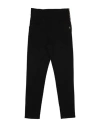 PATRIZIA PEPE PATRIZIA PEPE TODDLER GIRL PANTS BLACK SIZE 6 COTTON, ELASTANE