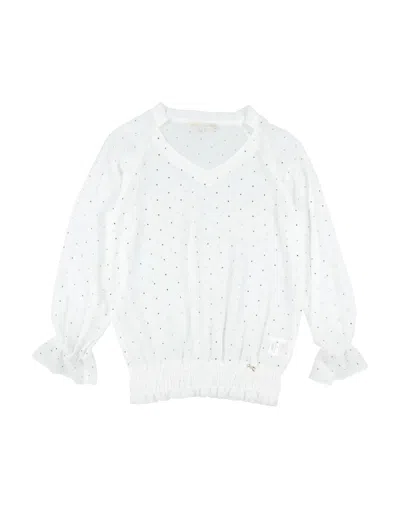 Patrizia Pepe Babies'  Toddler Girl Top White Size 6 Polyester