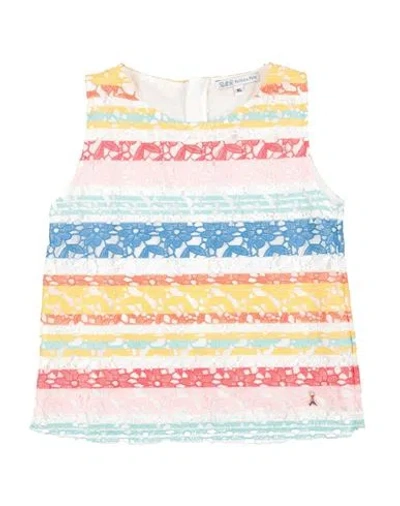 Patrizia Pepe Babies'  Toddler Girl Top White Size 6 Polyester, Cotton