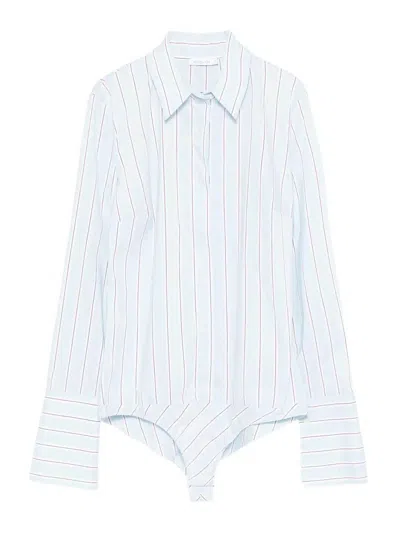 Patrizia Pepe Body Shirt In Blue