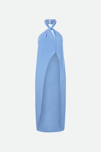 Patrizia Pepe Top Azzurro In Rosa