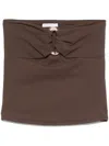 Patrizia Pepe Essential Top In Brown