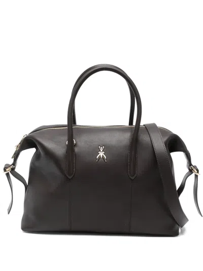 Patrizia Pepe Top-handles Shoulder Bag In Brown