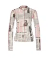 Patrizia Pepe Manifesto-print Top In Multicolour