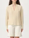 Patrizia Pepe Top  Woman Color Beige In Neutral