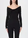 Patrizia Pepe Top  Woman Color Black In Black