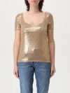 Patrizia Pepe T-shirts And Polos In Gold