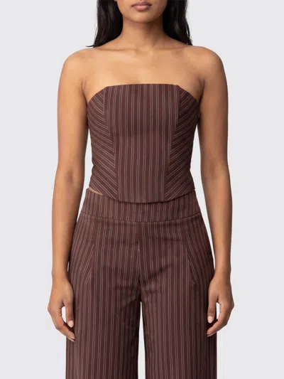 Patrizia Pepe Top Woman In Burgundy