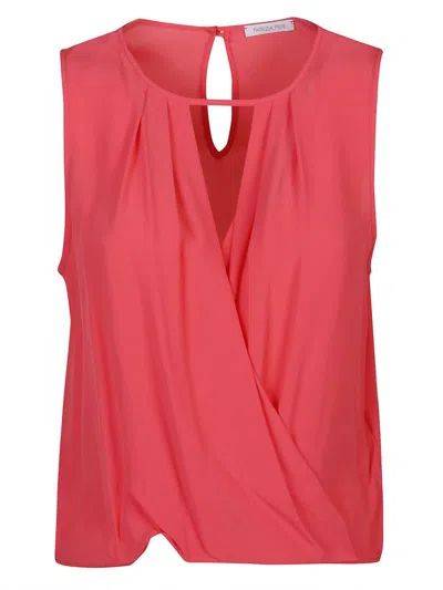 Patrizia Pepe Top In Hybrid Rose