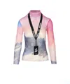 Patrizia Pepe Long Sleeves T-shirt In Multi