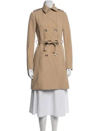 Pre-owned Patrizia Pepe Trench Coat In Neutral