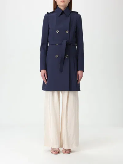 Patrizia Pepe Trench Coat  Woman Color Blue