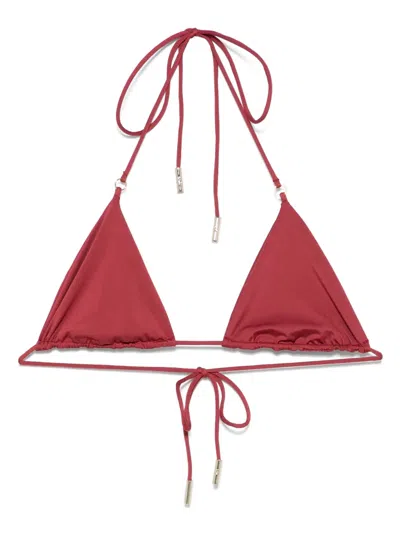 Patrizia Pepe Klassisches Triangel-bikinioberteil In Rot