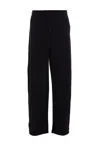 Patrizia Pepe Embossed Tie-dye Track Pants In Black
