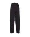 Patrizia Pepe Zipper Casual Pants In Black