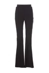 Patrizia Pepe High-rise Flared Jeans In Black
