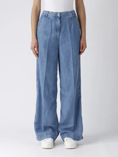 Patrizia Pepe Trousers Trousers In Chambray