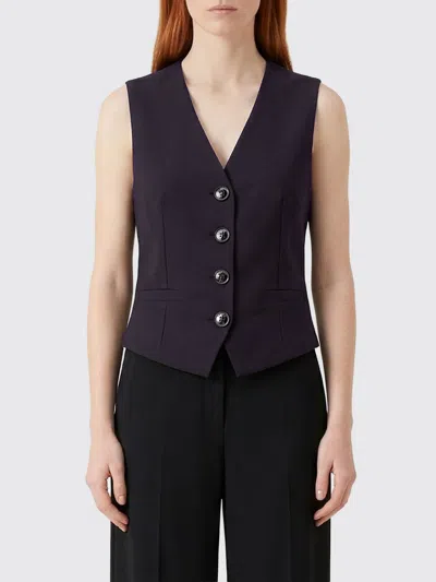 Patrizia Pepe Waistcoat  Woman Color Black