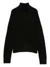 Patrizia Pepe Turtleneck Sweater In Black
