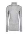 Patrizia Pepe Turtleneck Sweater In Gray