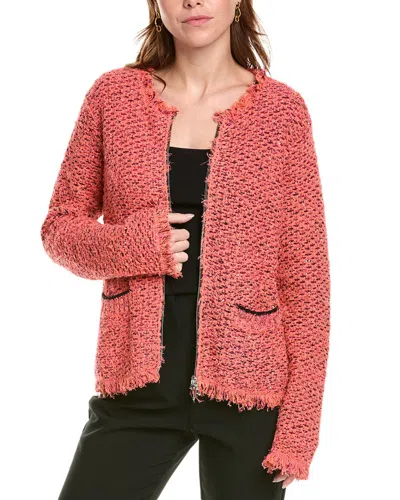 Patrizia Pepe Tweed Jacket In Pink