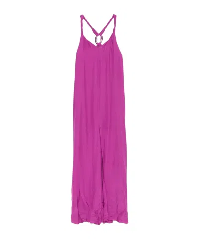 PATRIZIA PEPE V-NECK MAXI DRESS