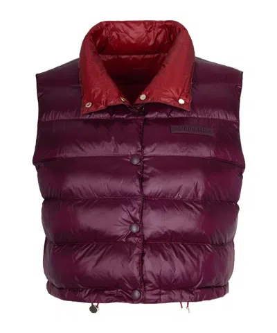 PATRIZIA PEPE VEST-STYLE DOWN JACKET