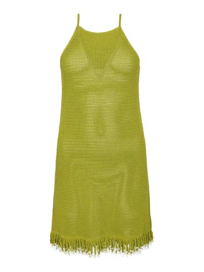 Patrizia Pepe Short Dress In Green
