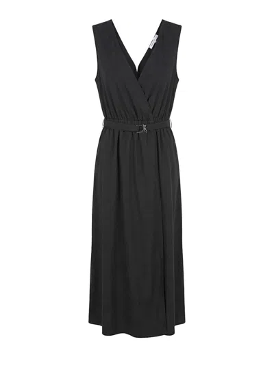 Patrizia Pepe Vestido Midi - Negro